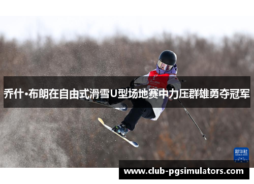 乔什·布朗在自由式滑雪U型场地赛中力压群雄勇夺冠军