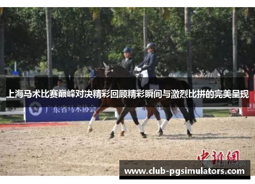 上海马术比赛巅峰对决精彩回顾精彩瞬间与激烈比拼的完美呈现