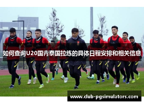 如何查询U20国青泰国拉练的具体日程安排和相关信息