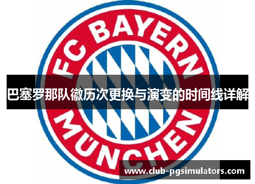 巴塞罗那队徽历次更换与演变的时间线详解