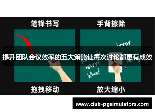 提升团队会议效率的五大策略让每次讨论都更有成效